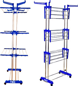 TNC by TNC Steel Floor Cloth Dryer Stand T-CDS-B2SS-0110