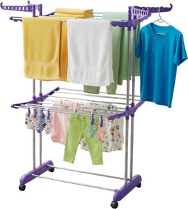 यूनिजोन स्टील, प्लास्टिक फ्लोर क्लॉथ ड्रायर स्टैंड