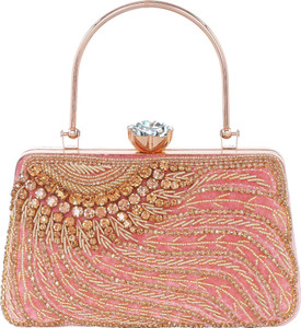 Seamount Party Pink, Gold  Clutch