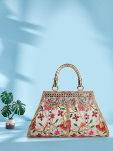 NORVE Party, Casual, Formal, Sports Gold Clutch