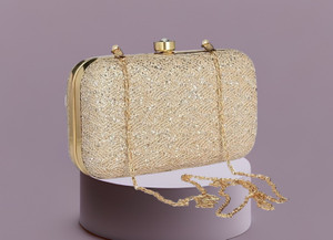 RAPID COSTORE Party, Casual, Formal, Sports Gold  Clutch