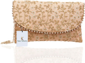 KUBER INDUSTRIES Casual Peach  Clutch