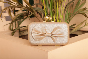 MaFs Party Beige  Clutch
