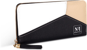 NFI essentials Casual Black, Cream, White  Clutch