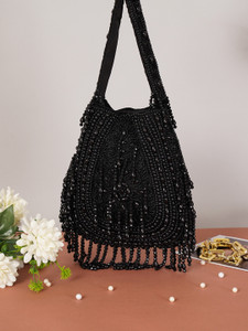 Fabbhue Party Black Clutch