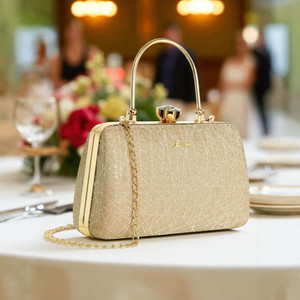 Exotic Party Gold Clutch