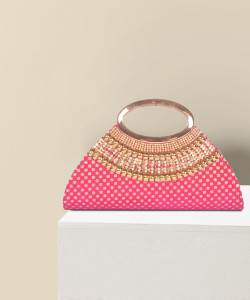 Roy variety's Casual, Formal, Party Pink  Clutch