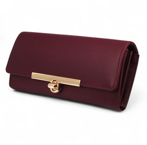 ALSU Party, Casual, Formal Maroon  Clutch