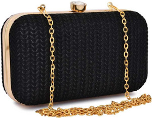 RAPID COSTORE Casual, Formal, Party, Sports Black  Clutch