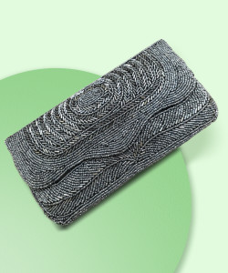 HimalayaHandicraft Casual Grey  Clutch