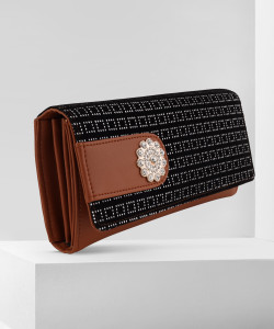 G M W Casual, Formal, Party, Sports Tan  Clutch