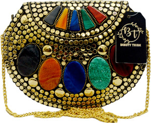 BT beauty think Party Gold  Clutch