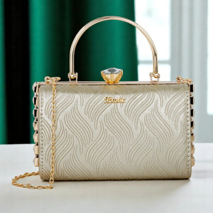 Exotic Premium Party, Casual Gold  Clutch
