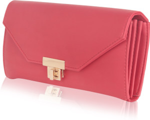 ASSUENTERPRISES Casual, Formal, Party, Sports Red  Clutch