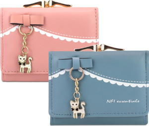NFI essentials Casual Pink, Blue Clutch