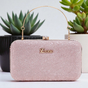 Exotic Party Pink  Clutch
