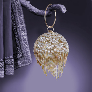 Lady Quinton Party Gold  Clutch