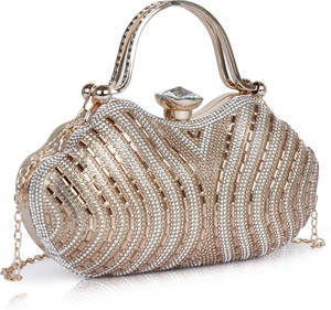 Lady Quinton Party Gold Clutch