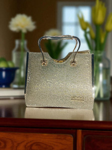 e n decor Party Gold  Clutch