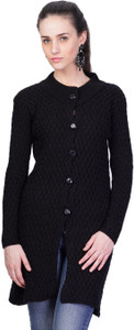 MONTREX Women Button Solid Cardigan