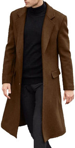 FIZZOQI Wool Solid Coat - Image 4