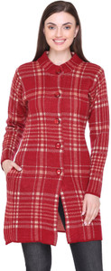 MONTREX 100% Acro Wool Self Design Coat