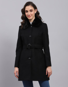 MONTE CARLO Wool Blend Solid Coat