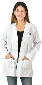 HAUNKY Cotton Solid Coat