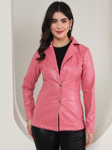 TANDUL Leather Solid Coat