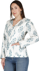 RATNABANSI Cotton Printed Coat