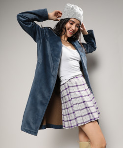 CAMPUS SUTRA Polyester Solid Coat
