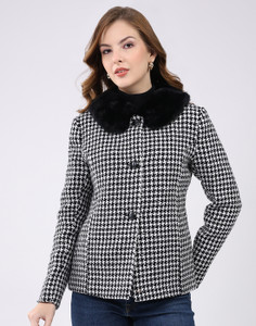 MONTE CARLO Imported Self Design Coat