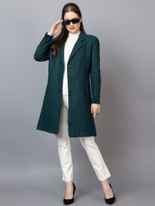 CHKOKKO Tweed Solid Coat