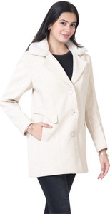 LADY LEAF Suede Solid Coat
