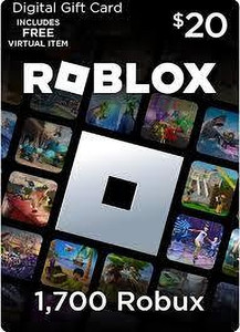 Roblox Gift Card – 20$ Robux Online Price in India - Buy Roblox Gift ...