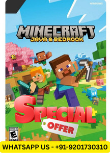 Minecraft java and bedrock account Price in India - Buy Minecraft