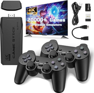 Timkolas 2.4g video game with 4k Ultra hd Game Stick and 25000+inbulit game Limited Collector's Edition with Game and Expansion Pack