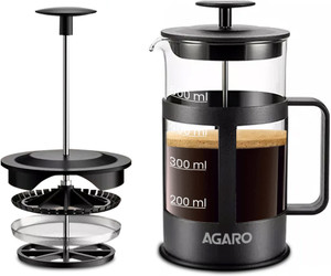 अगारो Delite French Press Coffee And Tea Maker, 4 Cups कॉफ़ी मेकर