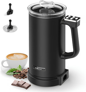xech Mycafe Coffee Maker Electric Mini Milk Frother Warm and Cold Foam for Lattes 2 Cups Coffee Maker