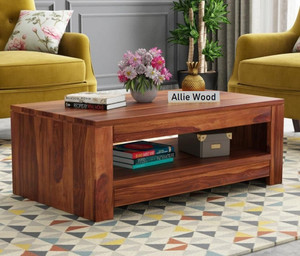 Allie Wood Sheesham ( Rosewood ) Solid Wood Coffee Table