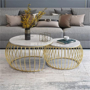 Yusha handicrafts Elegant Luxe Nesting Coffee Table Series Engineered Wood Coffee Table