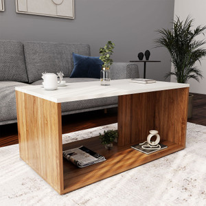 HOMEEASY Stylish Coffee Table with Storage Space-Saving Center Table for Home & Office Engineered Wood Coffee Table