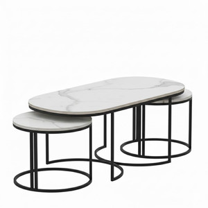 ARTROCK Engineered Wood Coffee Table