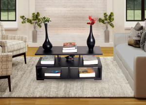 LUKZER Engineered Wood Coffee Table