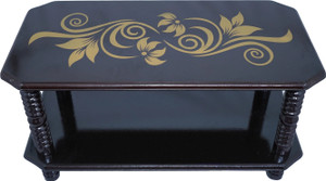 Malbro Stylish Wooden Tea Table for Home | Perfect for Living Room & Bedroom Engineered Wood Coffee Table