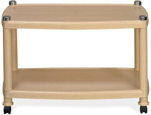 Nilkamal Centro Table 05 Contemporary Center Trolley with wheels Plastic Coffee Table