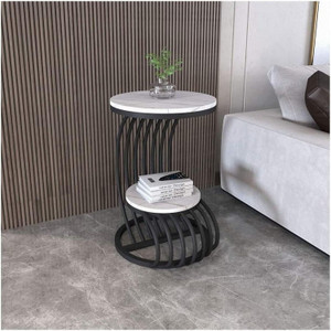 FlipsShoppee Small Corner Side Table Coffee Console and Sofa Table Living Room Engineered Wood Coffee Table