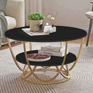 Online Decor Shoppee Online Decor Shoppee ound Modern Coffee Table for Living Room Engineered Wood Coffee Table