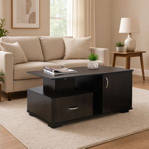 KIK Krish Tea Table for Living Room, Centre Table, Sofa Table Engineered Wood Coffee Table