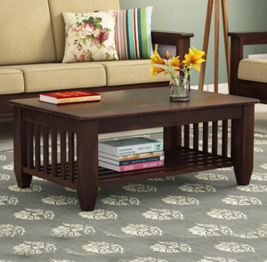 UK FURNITURE Rosewood (Sheesham) Center Tea Table for Living Room & Office Solid Wood Coffee Table